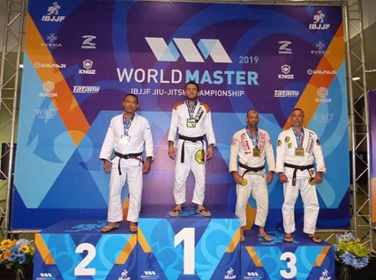 Marco Barbosinha foi um dos destaques ao conquistar dois ouros no Master 5 (Foto: IBJJF/Facebook)