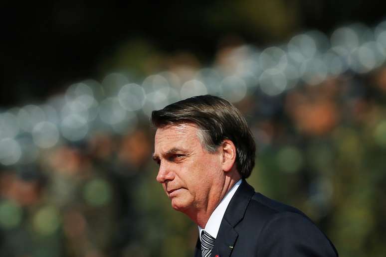 Presidente Jair Bolsonaro em cerimônia do Dia do Soldado
23/08/2019
REUTERS/Adriano Machado