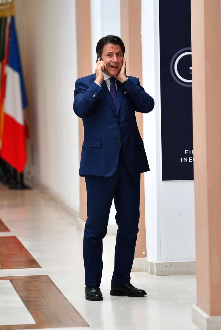 Giuseppe Conte, que renunciou ao cargo de primeiro-ministro da Itália, mas pode voltar ao cargo. 25/8/2019. REUTERS/Dylan Martinez