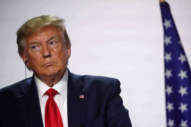 Trump participa de entrevista do G7 em Biarritz 26/8/2019  REUTERS/Christian Hartmann