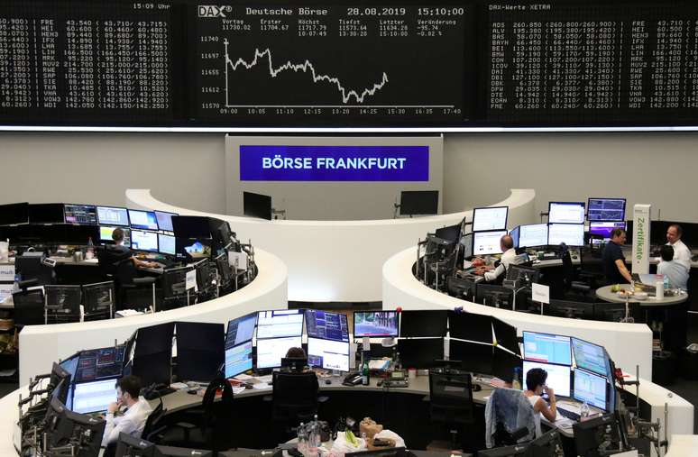 Bolsa de Valores de Frankfurt, Alemanha 
28/08/2019
REUTERS/Staff