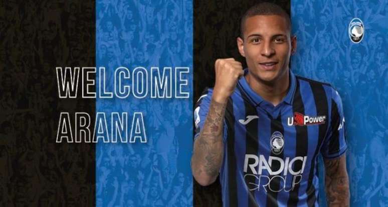 Arana é o mais novo reforço da Atalanta (Divulgação)