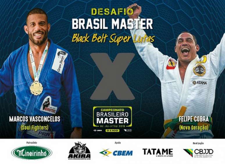 Brasileiro Master de Jiu-Jitsu terá como atração as superlutas no próximo mês de setembro (Foto: Divulgação/CBJJD)