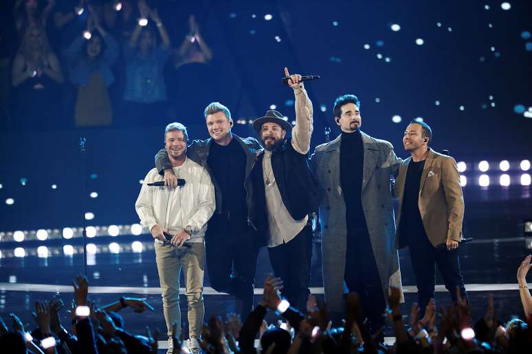 Backstreet Boys em apresentação no iHeartRadio Music Awards 