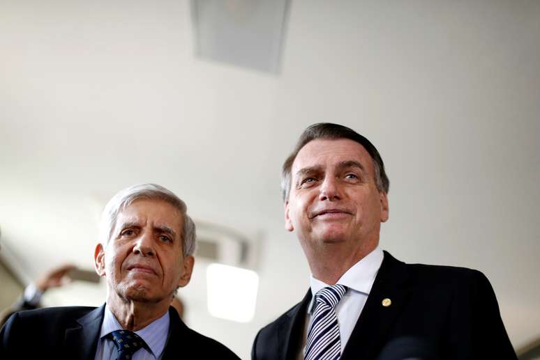 Presidente Jair Bolsonaro e ministro Augusto Heleno
07/11/2018
REUTERS/Adriano Machado