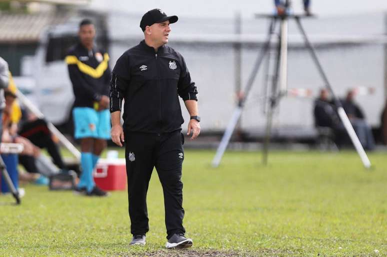 Maurício Zanardi, técnico do Santos no Brasileiro de Aspirantes (Pedro Ernesto Guerra Azevedo/Santos)