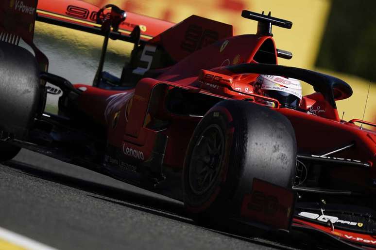 GP da Bélgica: Vettel lidera dobradinha da Ferrari no TL1; Hamilton com problemas