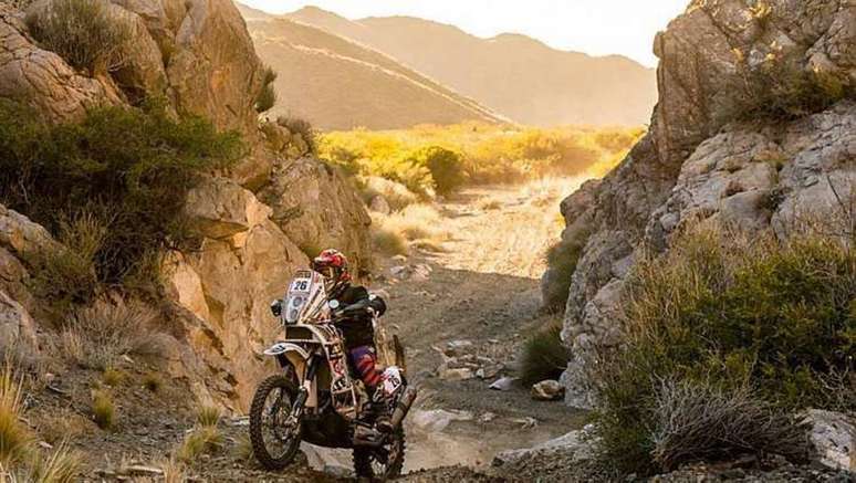 Ant&otilde;nio &eacute; o piloto mais velho que compete nas motos no Rally dos Sert&otilde;es