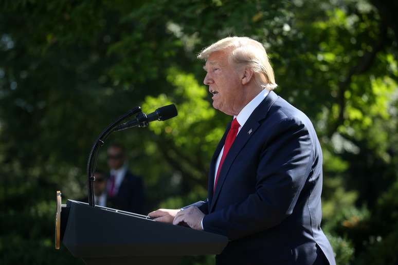 Presidente dos Estados Unidos, Donald Trump 
29/08/2019
REUTERS/Leah Millis