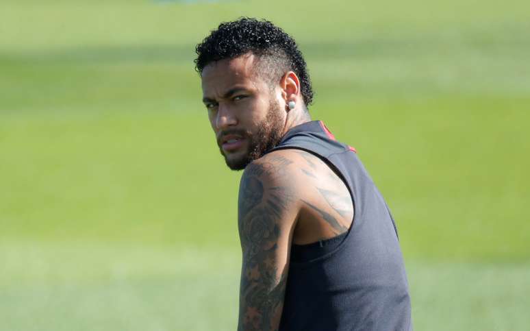 Neymar no centro de treinamento do Paris St Germain
24/08/2019 REUTERS/Charles Platiau 
