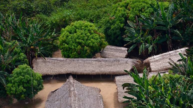 Uma das aldeias do povo Zo'&eacute;, etnia que vive exclusivamente de suas terras e mant&eacute;m sua autonomia cultural e socioecon&ocirc;mica
