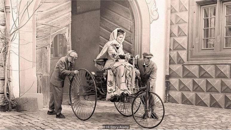 O percurso de 194 km de Bertha deu in&iacute;cio &agrave; era do autom&oacute;vel