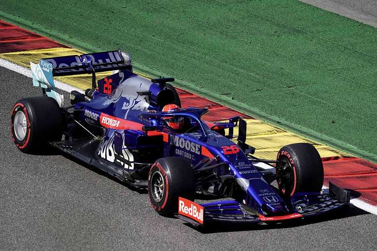 Kvyat “muito feliz” depois de terminar em 7º o GP da Bélgica