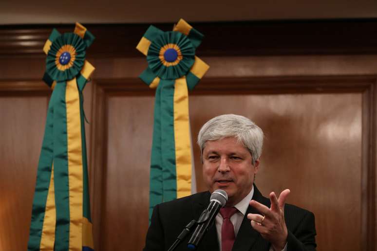 M&aacute;rcio F&eacute;lix, secret&aacute;rio de petr&oacute;leo e g&aacute;s do Minist&eacute;rio de Minas e Energia. 
REUTERS/Pilar Olivares
10/09/2018