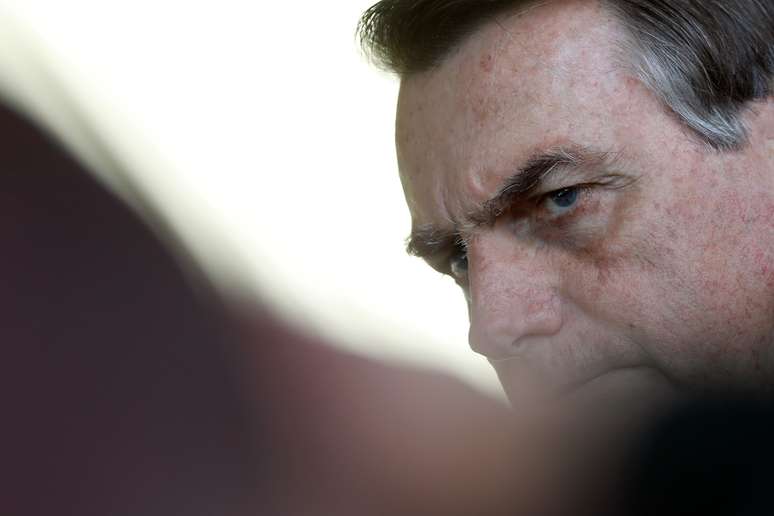 Bolsonaro durante evento no Alvorada 28/8/2019 REUTERS/Adriano Machado