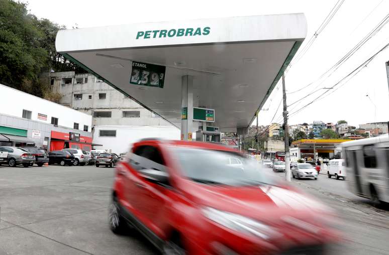 Posto de bandeira Petrobras em São Paulo 
31/07/2018
REUTERS/Paulo Whitaker 