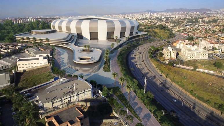 Arena MRV está nos trâmites finais para sair do papel e iniciar as obras- (Reprodução/Atlético-MG)