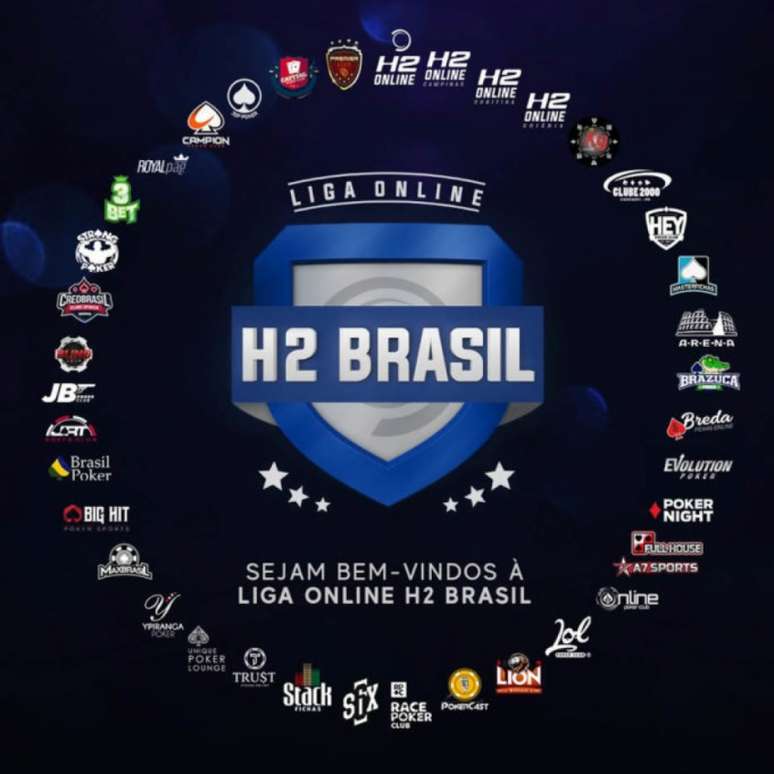 Para participar dos torneios da Liga H2 Online é preciso baixar o aplicativo UPoker (Montagem/Divulgação)