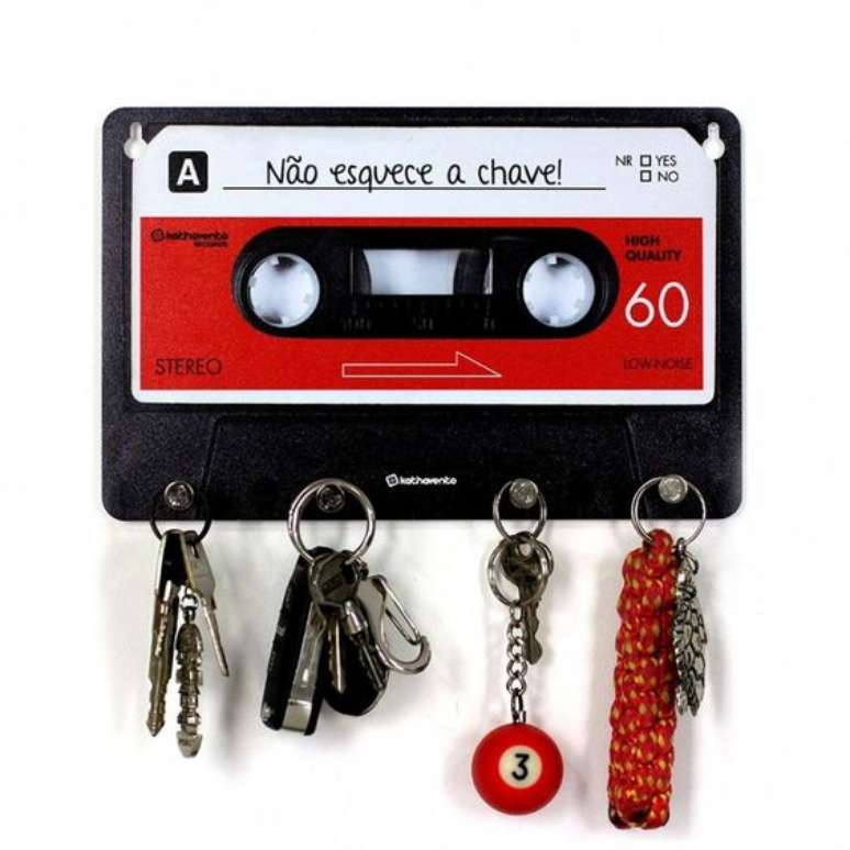 6. O limite do porta chaves criativo &eacute; a imagina&ccedil;&atilde;o de quem o faz. Foto: OusecomH