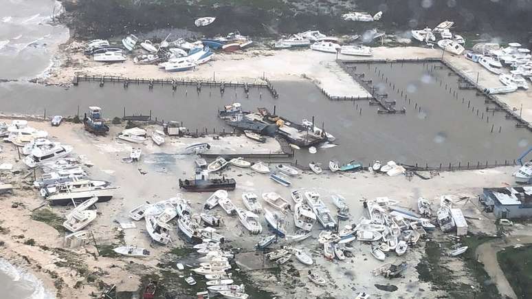 Bahamas foi devastada pelos efeitos do furacão Dorian