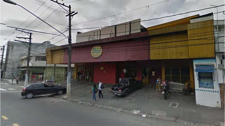 Fachada do supermercado Ricoy, na Vila Joaniza, em SP, onde o crime aconteceu