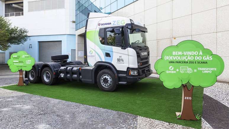 A Scania fez parceria com a ZEG, que vai instalar os postos de abastecimento.