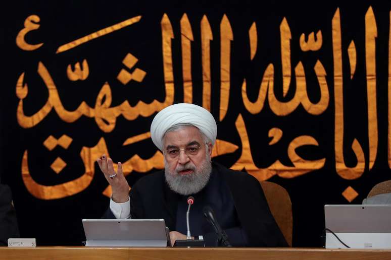 Presidente do Irã, Hassan Rouhani, em Teerã
04/09/2019
Site oficial do presidente/Divulgação via REUTERS