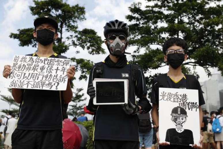 Protesto pró-democracia em Hong Kong