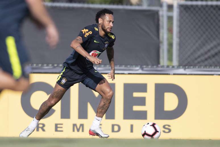 Neymar será titular contra a Colômbia (Foto: Lucas Figueiredo/CBF)