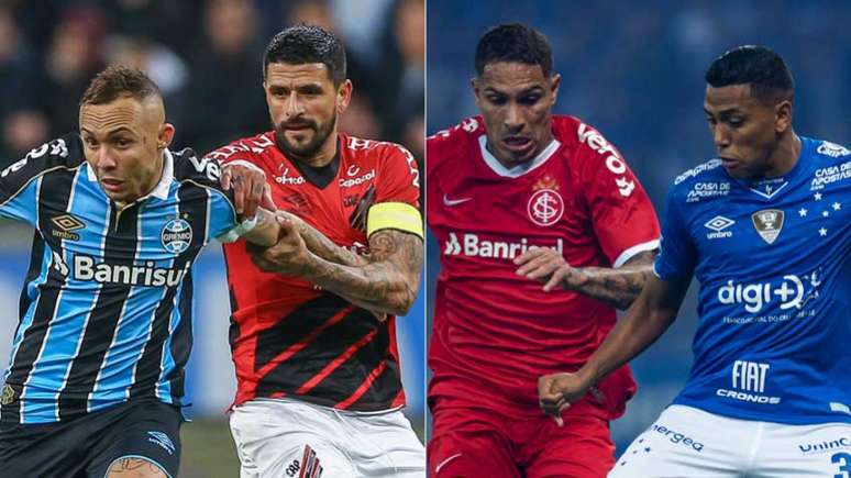 Dupla Grenal tem a vantagem nos seus confrontos (Lucas Uebel/Grêmio; Bruno Haddad/Cruzeiro)