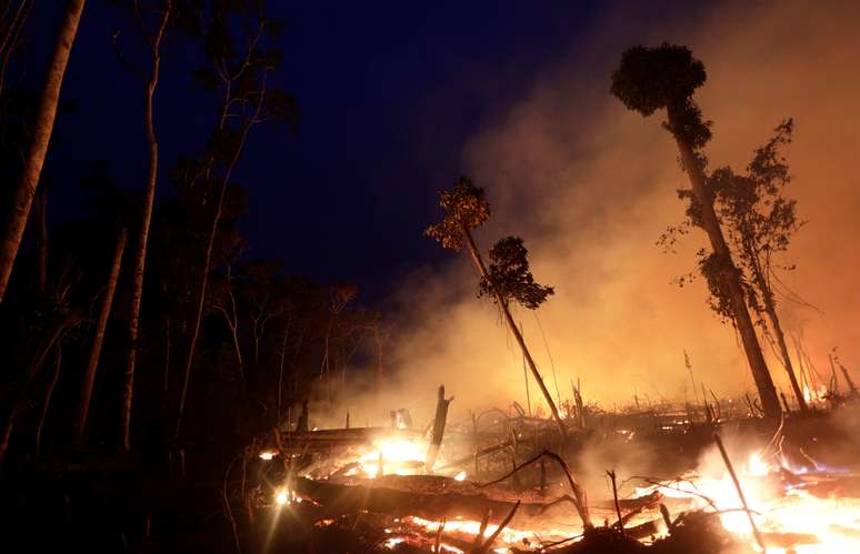 Incêndio na Floresta Amazônica, em Rondônia
02/09/2019
REUTERS/Ricardo Moraes