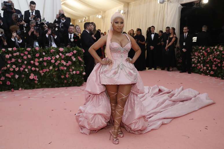 Nicki Minaj, no Museu Metropolitan. 6/5/2019 - . REUTERS/Mario Anzuoni 