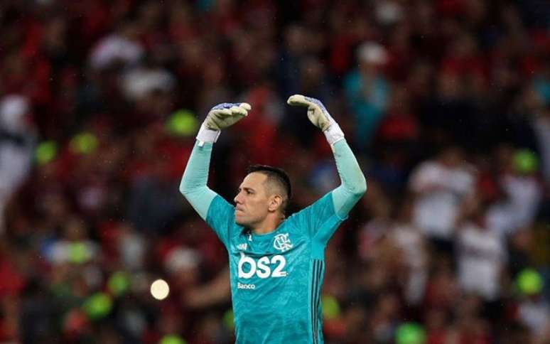 Diego Alves soma 38 jogos nesta temporada, a sua terceira no Rubro-Negro (Foto: Divulgação/ Twitter)