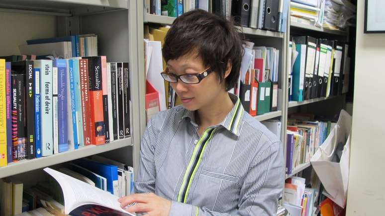 Professora Day Wong da Universidade Batista de Hong Kong pesquisa assexualidade na China