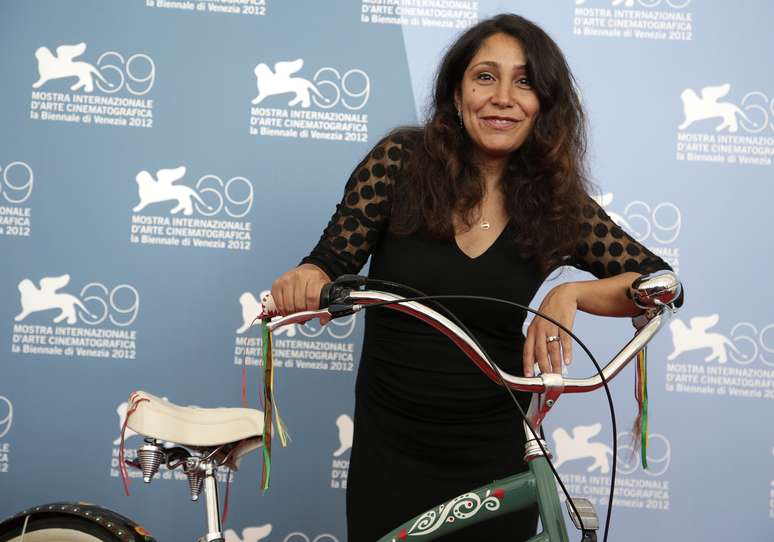 Diretora saudita Haifaa Al Monsour no Festival de Veneza
31/08/2012
REUTERS/Tony Gentile