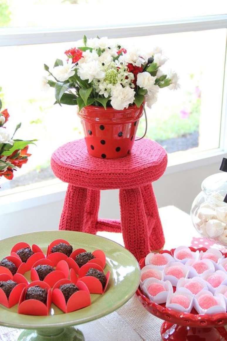 21. A decoração de festa da ladybug é cheia de detalhes lindos! – Por? Pinterest