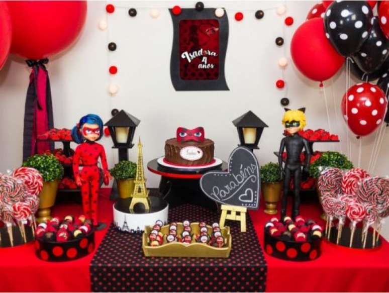 26. Festa Ladybug e Cat Noir – Por: Pinterest