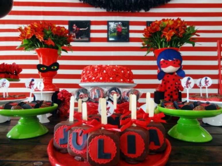 28. Decoração festa ladybug ideas- Por: Pinterest