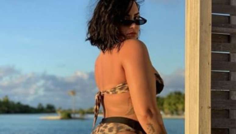 Detalhe na foto da cantora Demi Lovato revela dica valiosa aos fãs - Foto: Reprodução/Instagram