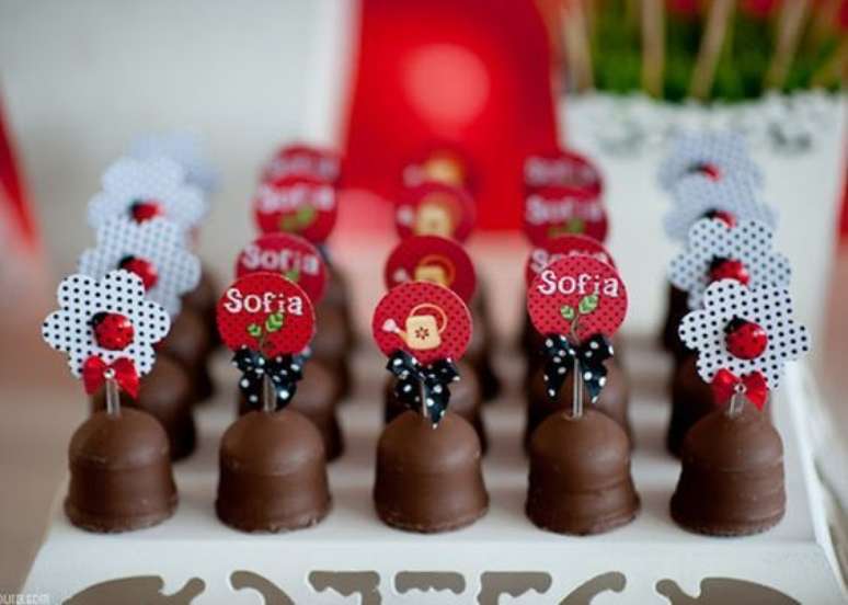 38. Docinhos personalizados para festa ladybug – Por: Roteiro Baby