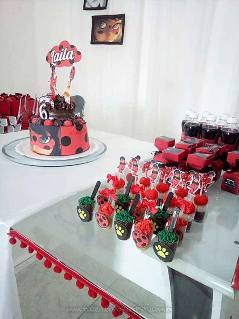 60. Festa ladybug simples e barata – Por: Fazendo a Nossa Festa