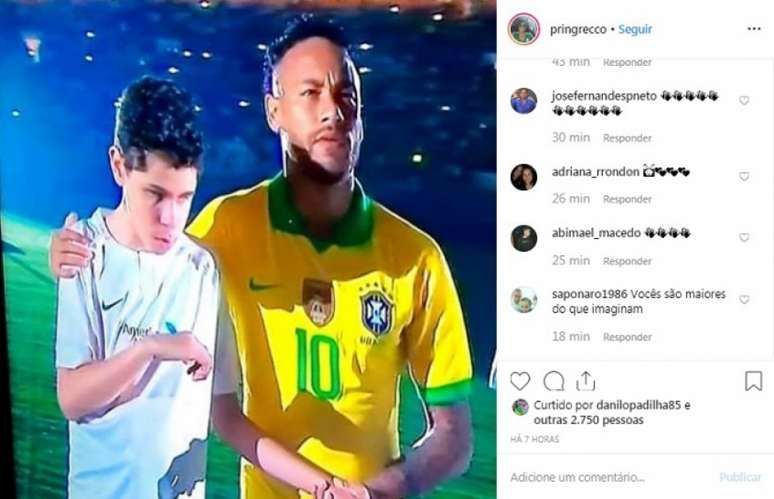 O Brasil entra em campo novamente na próxima quarta-feira, em partida contra o Peru (Instagram)