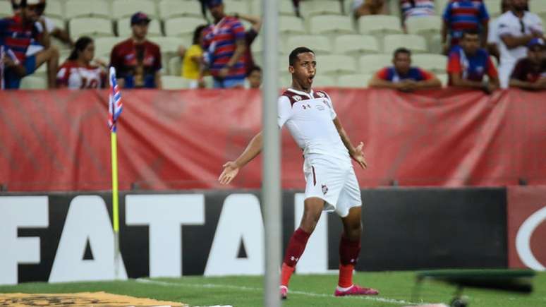 João Pedro fez o gol da vitória e quebrou um jejum de nove jogos sem marcar (Foto: Lucas Merçon/Fluminense)