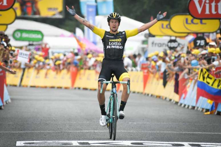 Primoz Roglic segue na liderança da Volta da Espanha (Foto: Divulgação/ASO/Pauline Ballet)