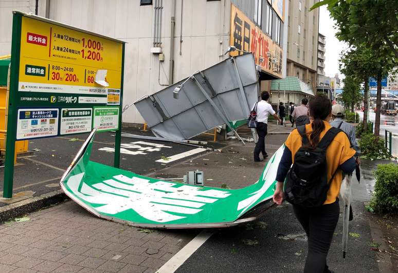 Estragos provocados por tufão em Tóquio
09/09/2019
REUTERS/Kiyoshi Takenaka
