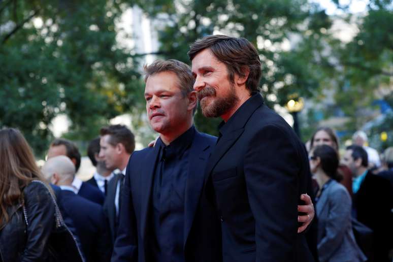 Atores Matt Damon e Christian Bale no tapete vermelho de "Ford x Ferrari" no Festival de Cinema de Toronto
09/09/2019
REUTERS/Mario Anzuoni