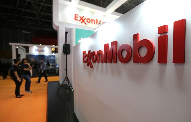 Estande da Exxon Mobil em uma conferência do setor petrolífero no Rio de Janeiro 
24/09/2018
REUTERS/Sergio Moraes