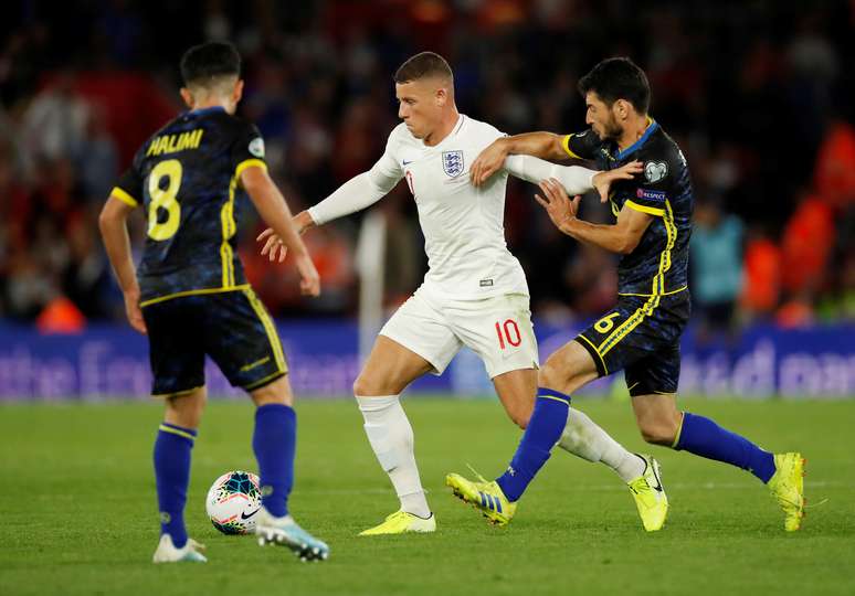 Cena da partida entre Inglaterra e Kosovo, 10/9/2019  Reuters/Andrew Boyers 