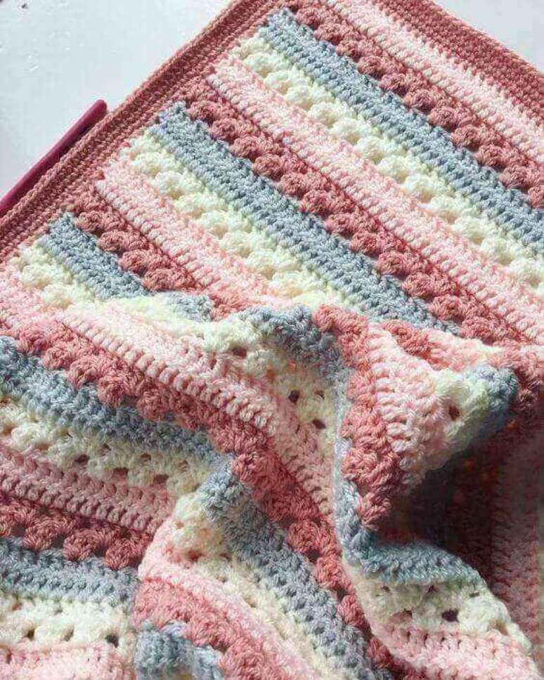 1. A manta de crochê é um dos item muito popular. Foto: Foto Beach