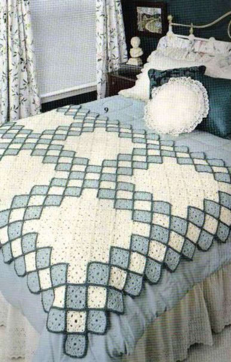 11. H&aacute; muitas formas de fazer uma manta de croch&ecirc;. Foto: Tudo Especial